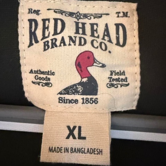 Red Head Brand‎ Men's Green Fleece Jacket Size Extra Large XL Full Zip - Picture 5 of 14